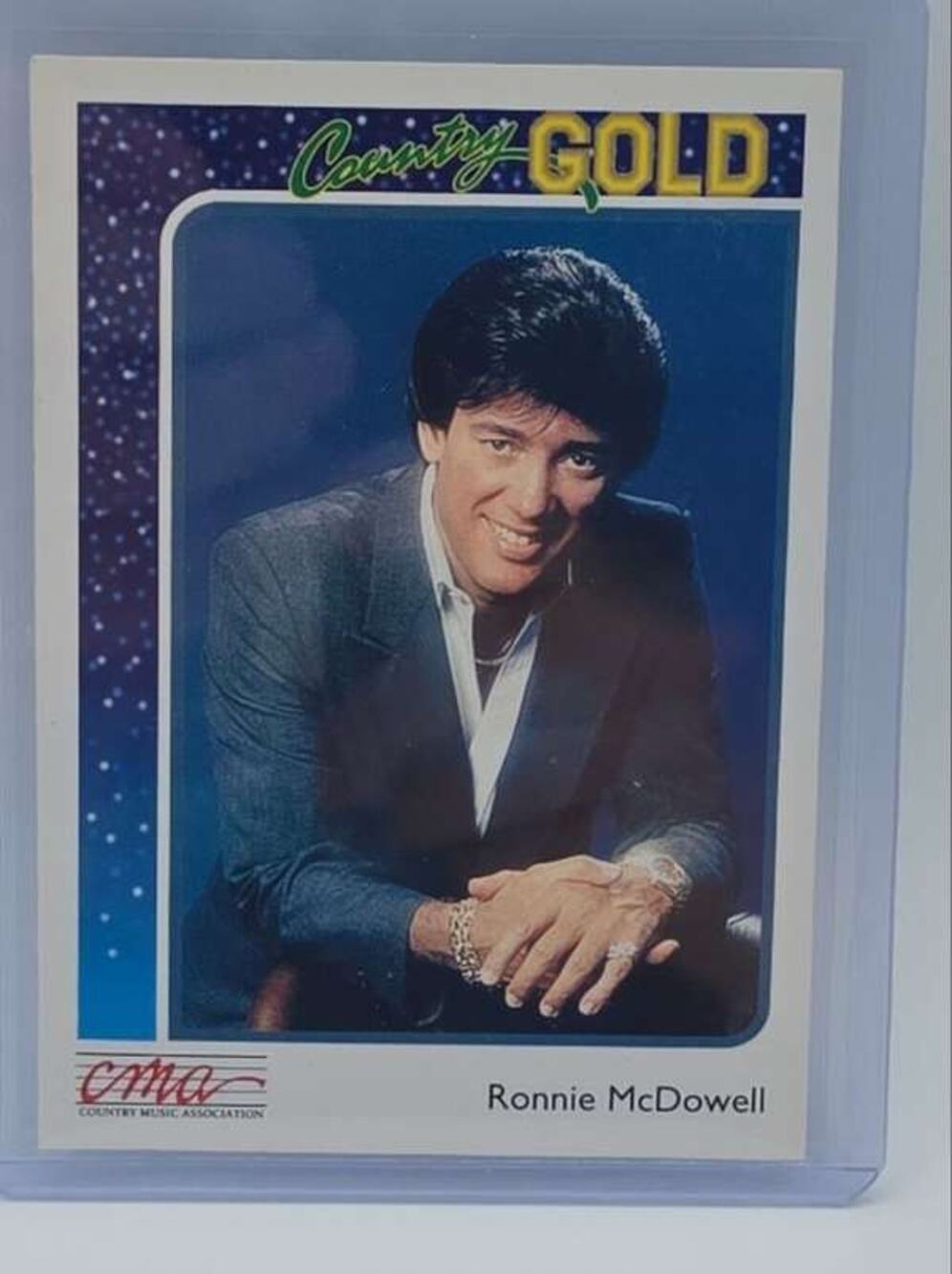 1992 Sterling Country Gold #12 Ronnie McDowell Card